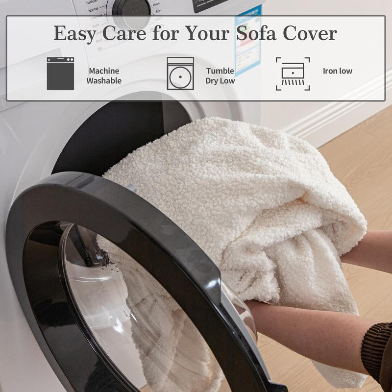 Upgraded All-Season Elastic Sofa Cushion Cover, a Simple and Modern Non-Slip Sofa Slipcover, Suitable for L-Shaped Sofas and 1, 2, 3, 4-Seater Sofas as a Living Room Sofa Protector