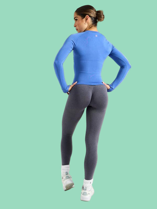 Miracle Seamless Legging - Blue Steel