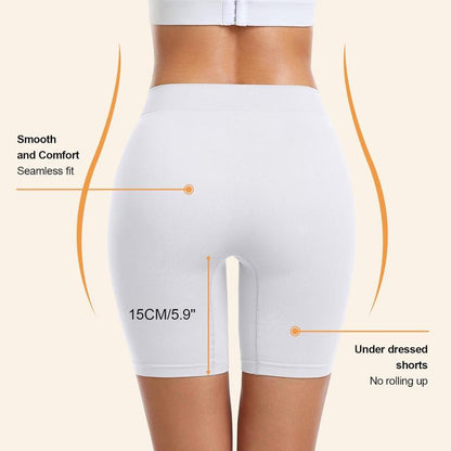 3 Pack Slip Shorts for Women under Dress Comfortable Smooth Boyshorts Panties Biker Shorts