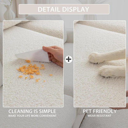 Upgraded All-Season Elastic Sofa Cushion Cover, a Simple and Modern Non-Slip Sofa Slipcover, Suitable for L-Shaped Sofas and 1, 2, 3, 4-Seater Sofas as a Living Room Sofa Protector